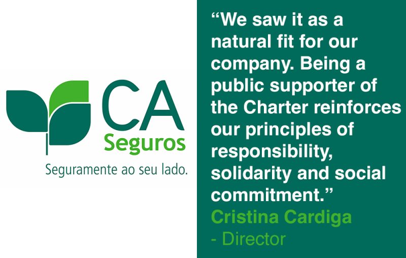 Crédito Agrícola Seguros outline their statement of support for the Charter of Road Traffic Victims' Rights