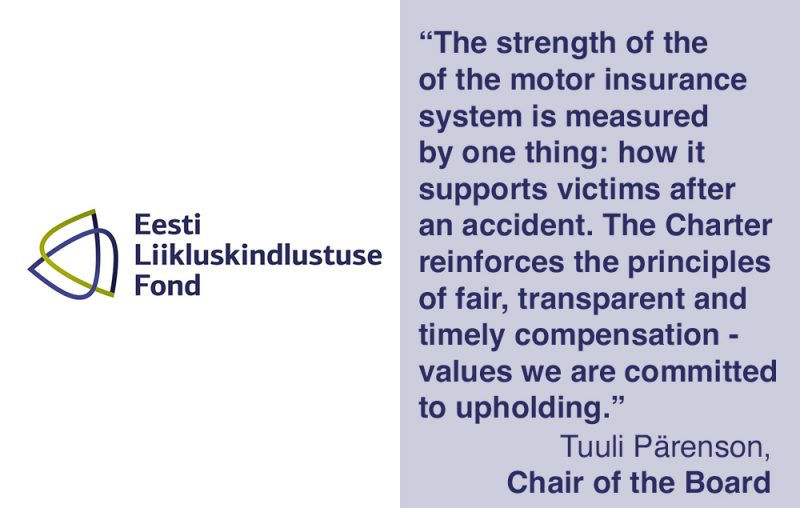 Tuuli Parenson, Chair of the Board of LKF outlines the importance of the Charter of Road Traffic Victims' Rights